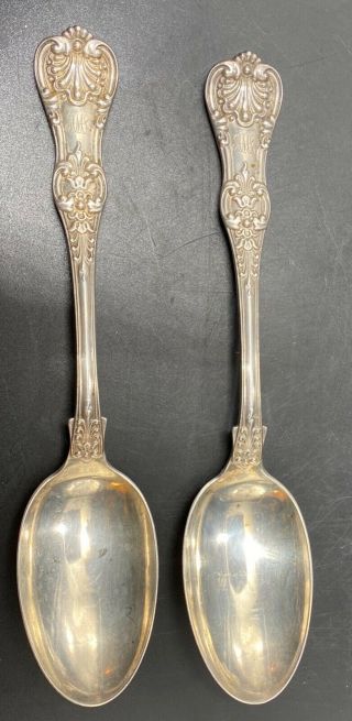 Tiffany & Company English King Sterling Serving Spoon 8 3/4 Inches Have 2