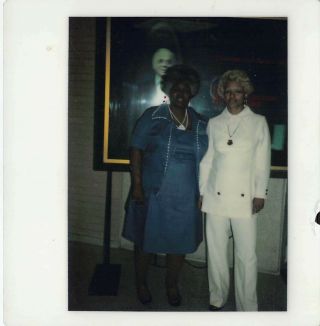 Stylish Bonded Couple Women Black African American Lesbian Int Vtg Photo 396