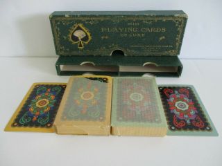 Antique 1920s De Luxe No 142 Playing Cards York Consolidated Card Co.
