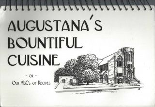 Sioux Falls Sd Vintage Augustana Lutheran Church Cook Book Bountiful Cuisine