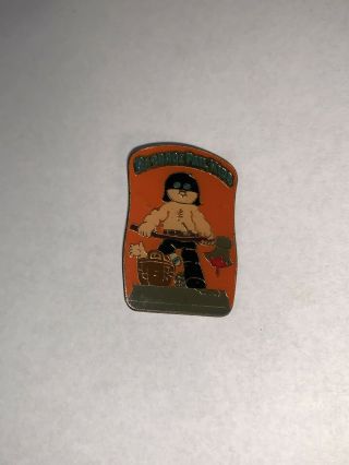 Vintage Collectible Garbage Pail Kid Metal Pin