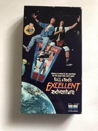 Bill&teds Adventure Vintage Vhs Tape Rare 80’s Flick