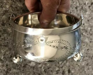 Vintage Russian Silver Candy Dish Hall Marked 84,  137g 3