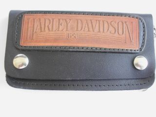 Harley - Davidson Wallet Leather Nos Vintage 80 