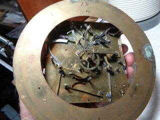Antique 3 Weight - Vienna Regulator Clock Movement - Ca.  1880 - Parts/restore - K921