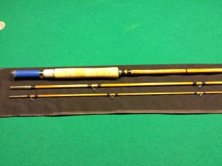 Vintage split bamboo fly rod,  8 1/2 ',  6 wt. 2