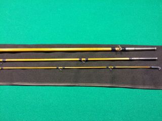 Vintage split bamboo fly rod,  8 1/2 ',  6 wt. 3