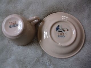 Retro Vintage Shenango China Inca Ware Nestle ' s Coffee Cocoa Tea Cup Mug Saucer 3