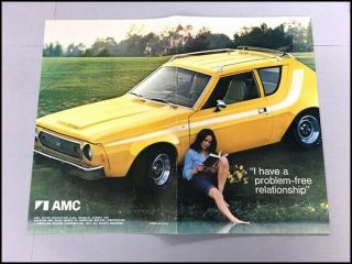 1974 Amc American Motors Vintage Car Sales Brochure Gremlin X Matador Cassini