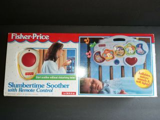Vintage Fisher - Price Slumbertime Soother W/parent Remote Control