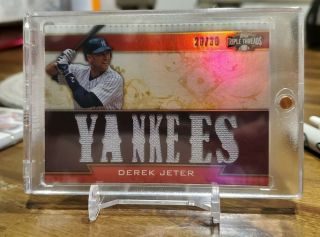 2011 Topps Triple Threads Derek Jeter " Yankees " Relic /36