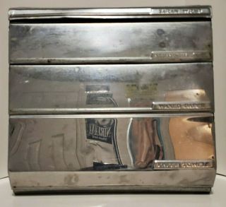 Vintage Lincoln Beautyware Dispenser Wall Mount Aluminum Foil Wax Paper Towels
