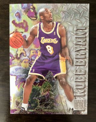 Kobe Bryant Rookie Card 1996 - 97 Fleer Metal Rc La Lakers Mamba Hof — —