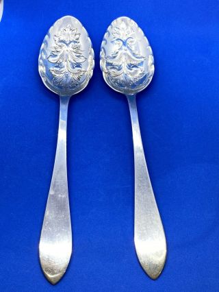 Two (2) Tiffany & Co Sterling Silver Serving Spoons