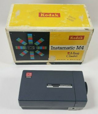 Vintage Kodak Instamatic M4 8 Movie Camera Box