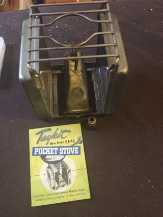 Vintage Pocket Size Taykit Stove