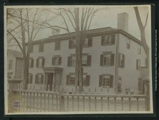 Vintage Home Of Capt.  Nathaniel Webster Photo C.  : Amesbury,  Ma Mary Baker Eddy