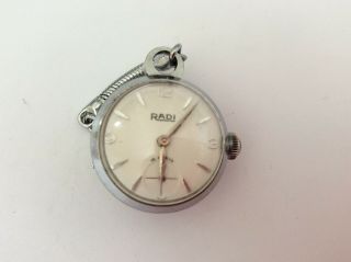 Porte Clefs Montre Squelette Radi - 15 Rubis - Fonctionne - Vintage Watch Keychain