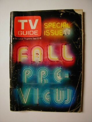 Detroit Tv Guide 1970 Fall Preview Partridge Family Mary Tyler Moore Odd Couple