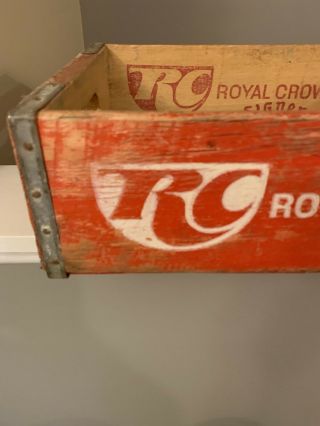 Vintage RC Royal Crown Cola Wood Soda Pop Crate Cincinnati Ohio 2