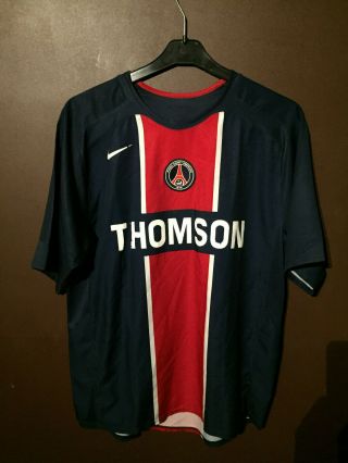 Maillot Football Shirt Maglia Paris Saint Germain Psg Sg Vintage 2005/2006 Home