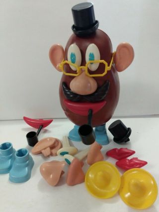 Vintage 1973 Mr.  Potato Head And Accessories Incomplete Hasbro