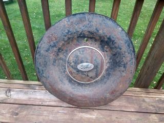 Vintage Ford Metal Spare Tire Cover Car Truck Antique 1936