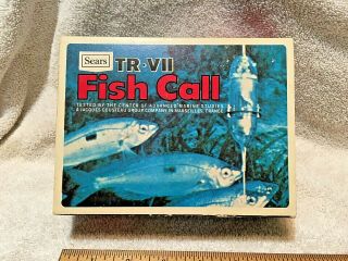 Nos,  Jacques Cousteau,  Fish Call Tr - Vii,  Sonar & Light,  Bait,  Instructions,  Box