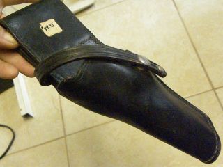 Police Leather Duty Holster Vintage " Bucheimer B100 - 34 Left Hand " Beauty