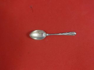 Torchon By Buccellati Italy Italian Sterling Silver Demitasse Spoon 4 "