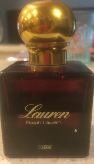 Vintage Lauren By Ralph Lauren Cologne Splash 2 Oz.  Cosmair Old Scent