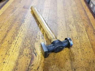 Vintage Tools Flat Face Double Peen Hammer Auto Body Blacksmith Anvil Tool ☆usa