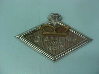 Vintage Diamond Reo Truck Emblem Hood Emblem