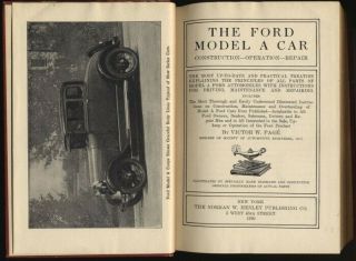 1930 Ford Model A Car Construction Operation Repair by Victor Page 2