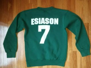 Vintage 80s Nfl York Jets Boomer Esiason 7 Sweatshirt Youth Medium (10 - 12)