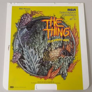 The Thing From Another World Vintage Rca Selectavision Videodisc Video Disc