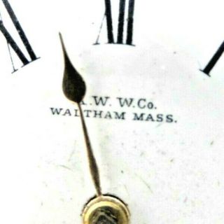 A Very Good Antique Silver WALTHAM Pocket Watch 1885 2