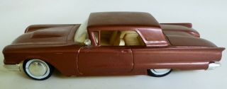 Vintage 1959 Ford Thunderbird Dealer Promotional Model Car Plastic Toy