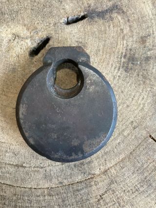 Vintage Climax 6 Lever Padlock Lock No Key 3