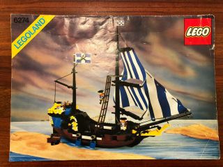 Lego Pirates Caribbean Clipper (6274) - Vintage 1989