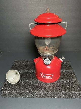 Vintage Coleman 200a Red Lantern Dated 9/76