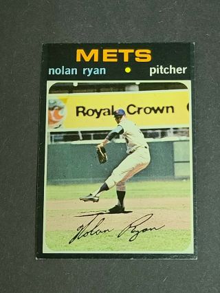Nolan Ryan California Angels 1971 Topps 513 York Mets Nm