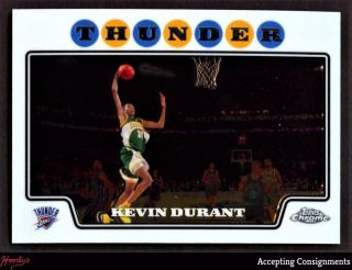 2008 - 09 Topps Chrome 156 Kevin Durant Thunder
