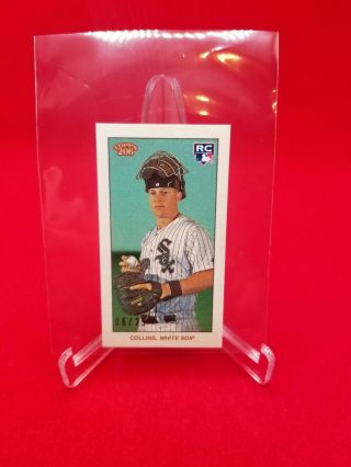 2020 Topps T206 T - 206 Mini Cycle Back Zack Collins Rc 06/25 Made White Sox
