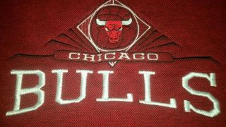 Vintage 1990s Chicago Bulls Sweatshirt Xl Red Nba