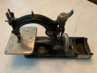 Antique 1800s Willcox & Gibbs Chain Stitch Sewing Machine / Wilcox And Gibbs