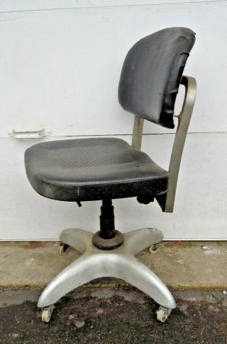 Vintage Goodform Propeller Base Office Chair Mid Century Industrial,  Tanker