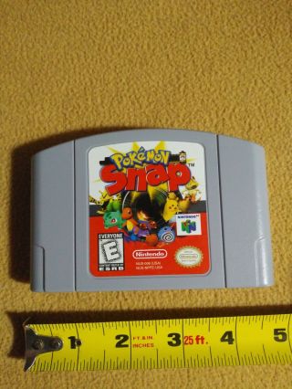 Vintage Pokemon Snap Nintendo Game 1997