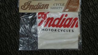 Vintage Indian Motorcycle Youth T - Shirt Size 6 And Painters Hat