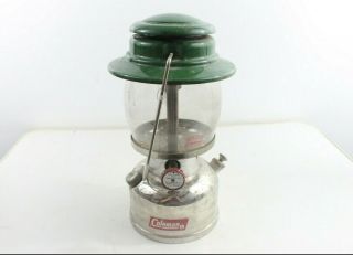Vintage Coleman Gas Lantern Model 635 Dated 1/71 Chrome Nickel Tank Camping